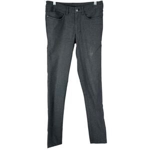 Lululemon ABC Pant Skinny Tech Canvas Heathered Deep Navy Men's 28 x 30 GUC
